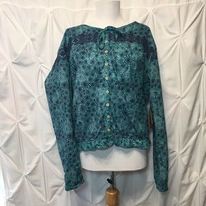 Gramicci cotton peasant blouse